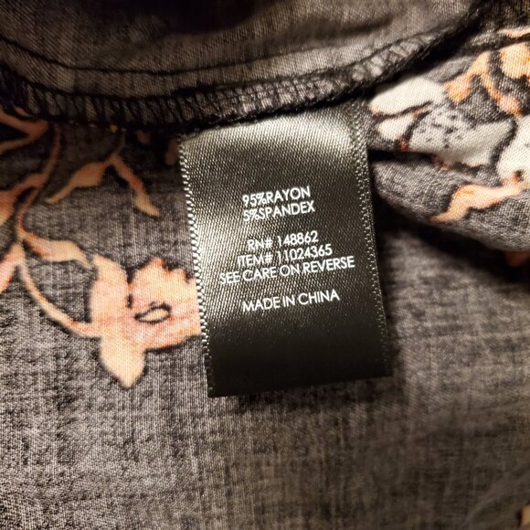 Floral Black Maxi Dress - Picture 9 of 14